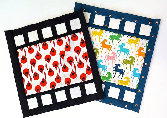 FREE Film Strip Quilt Block Pattern and a FPP Photo Tutorial for Fabric Spark's Community Quilt Project