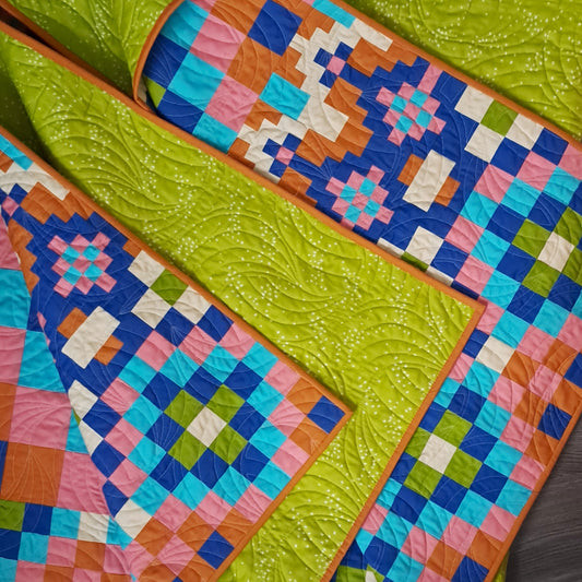 A Modern Row Quilt: Fado Road