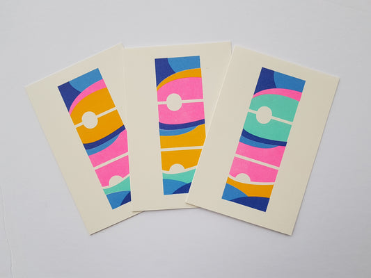 Flight Series Risograph Card Set
