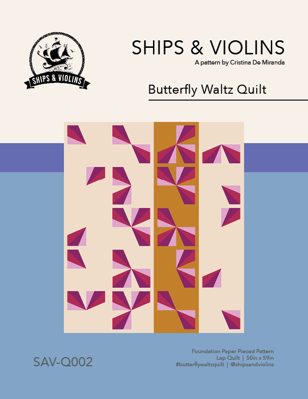 Butterfly Waltz Quilt Pattern - Cover Page