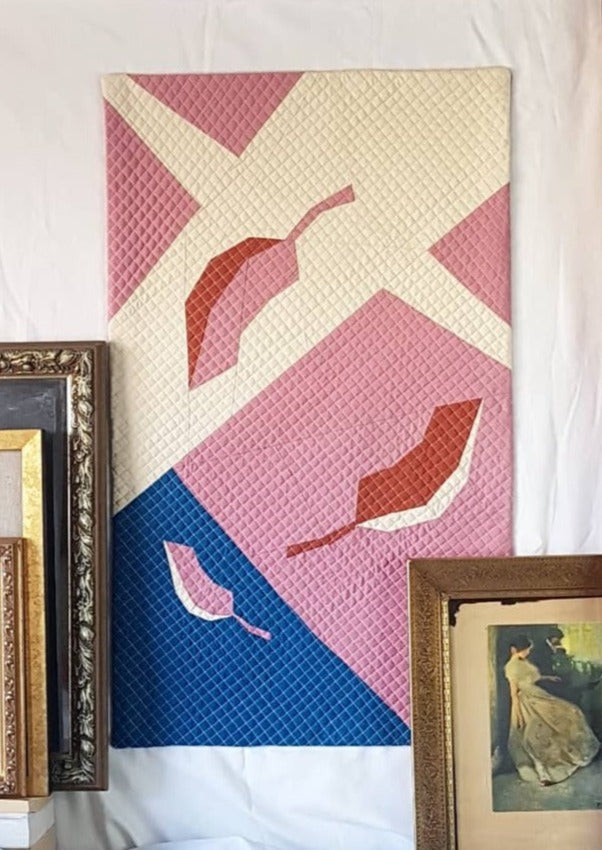 Autumn Leaves Quilt Block - PDF Pattern