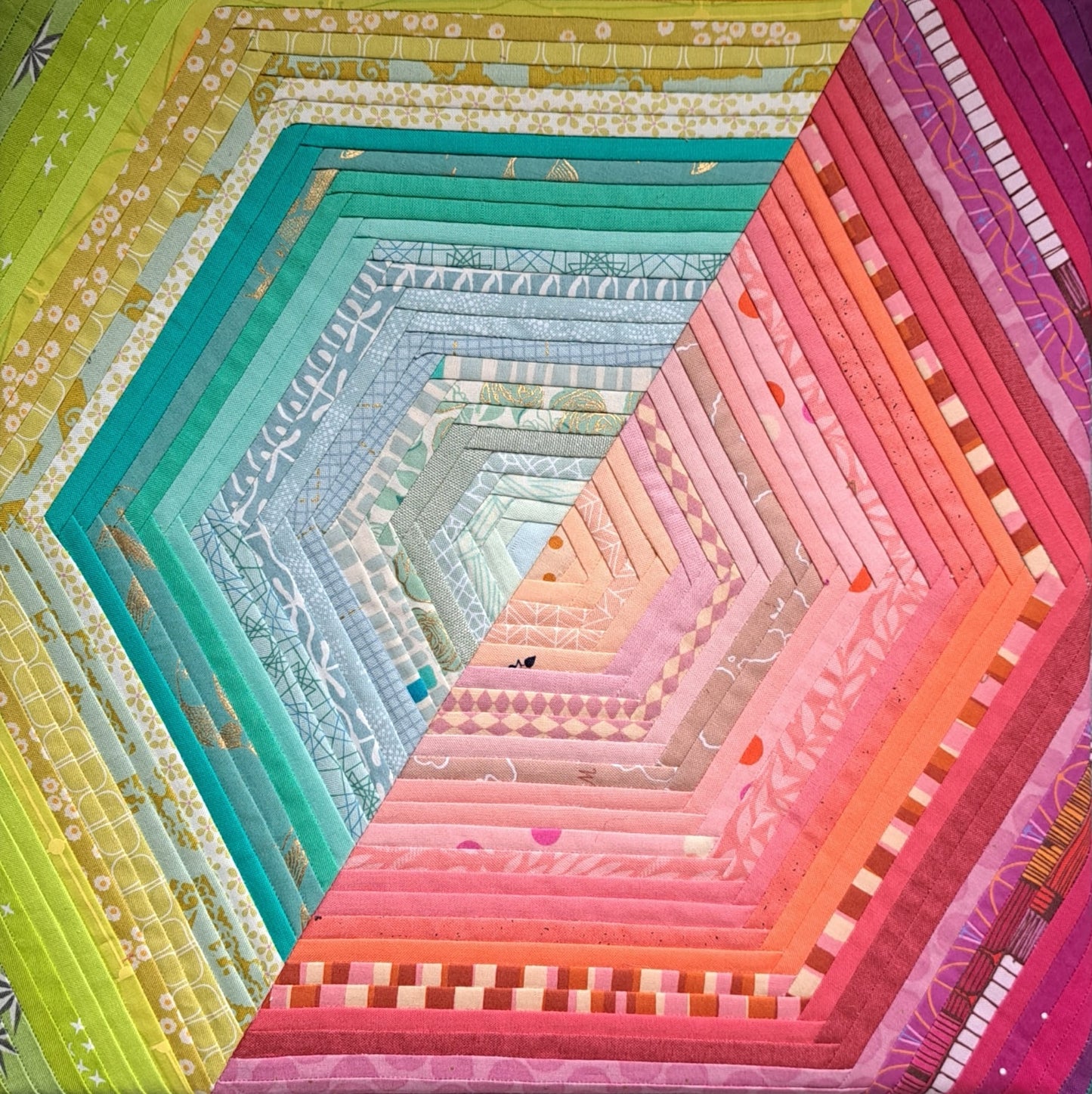 Scrappy FPP Hexagon Pattern
