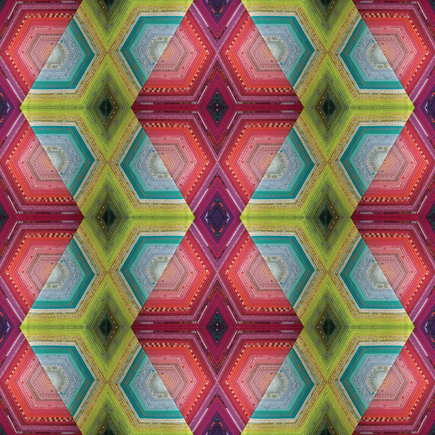 Scrappy FPP Hexagon Pattern