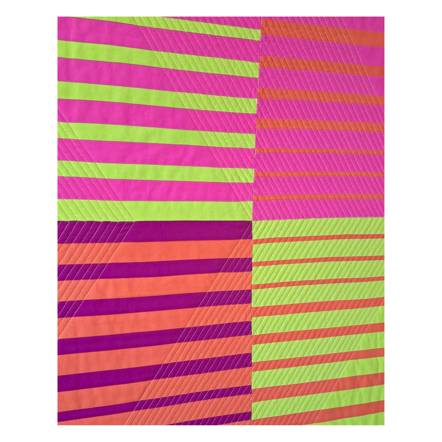 Neon Way Quilt Pattern - *FREE* PDF Pattern