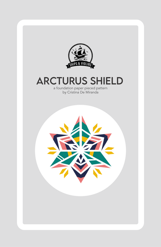 Arcturus Shield Quilt - Paper Pattern (Pack of 5)