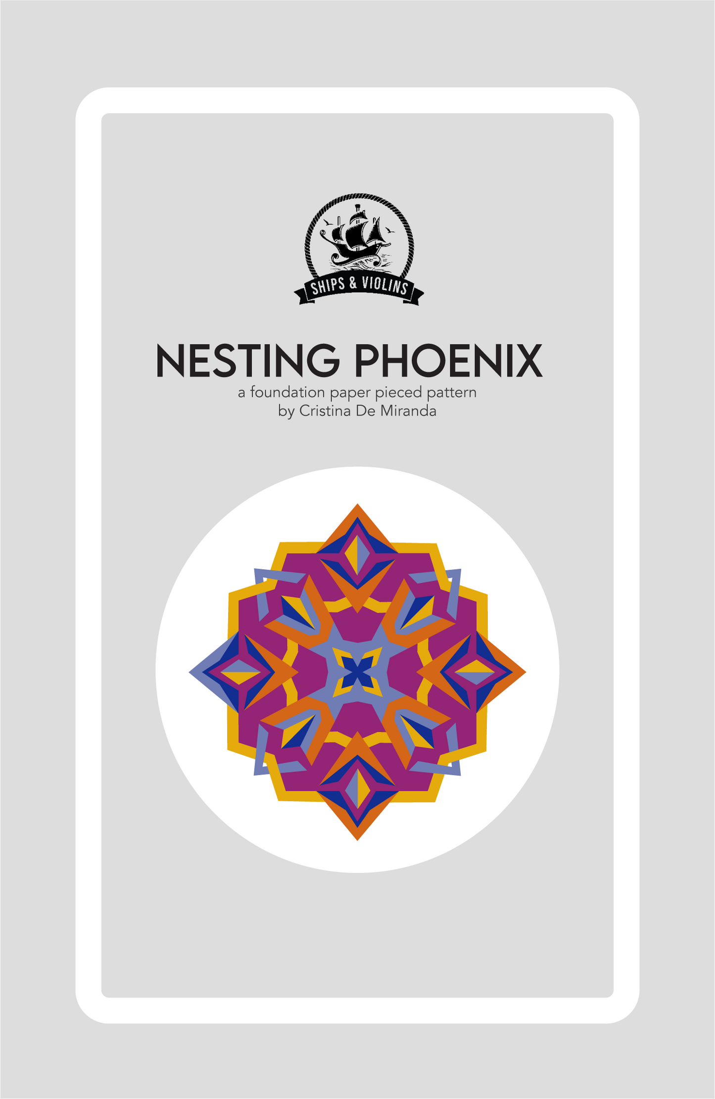 Nesting Phoenix - Paper Pattern (Pack of 5)