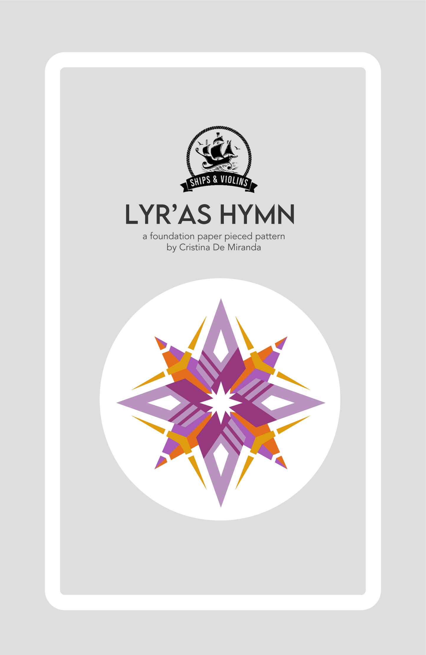 Lyra's Hymn - Paper Pattern (Pack of 5)