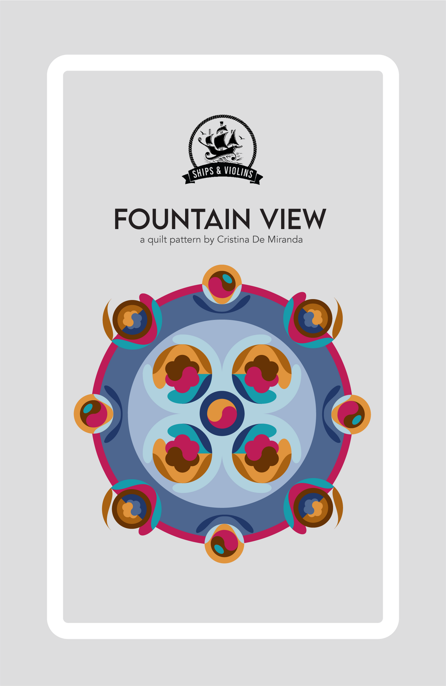 Fountain View Quilt - PDF Pattern